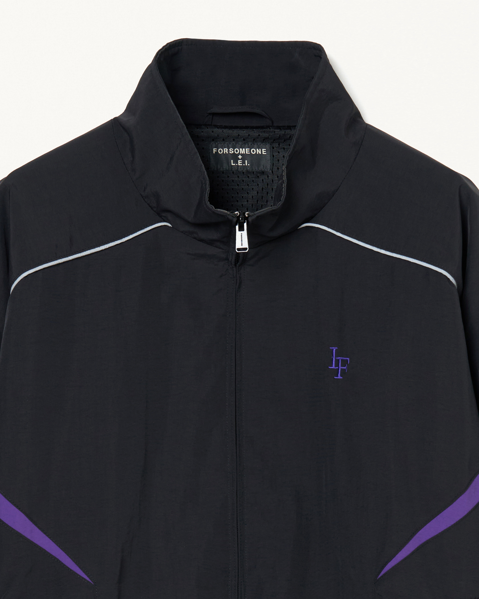 LF NYLON TRACK JACKET 詳細画像 Black 3