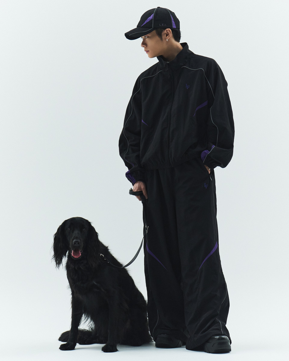 LF NYLON TRACK PANTS 詳細画像 Black 15