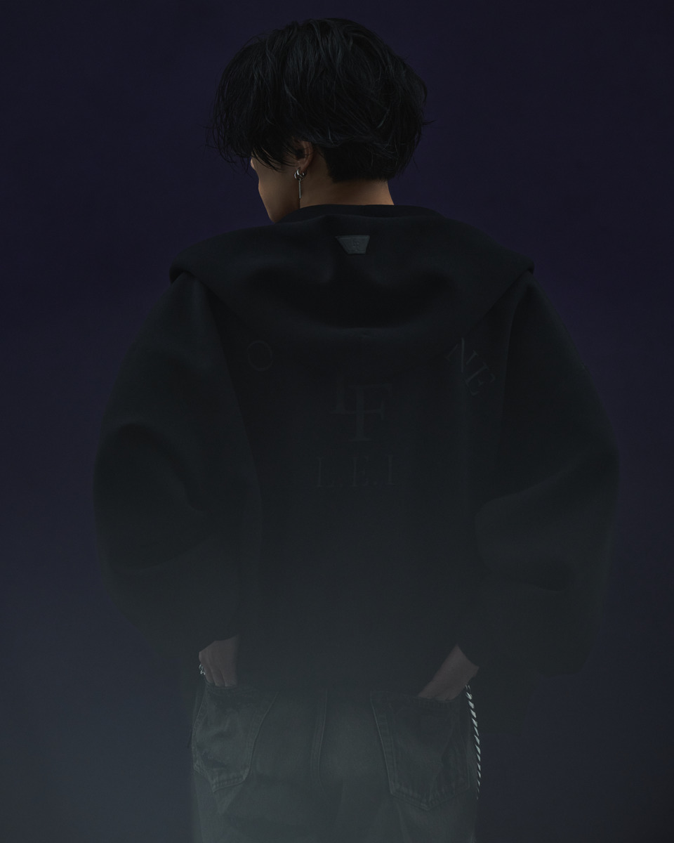 LF SMOOTH ZIP-UP HOODIE 詳細画像 Black 12