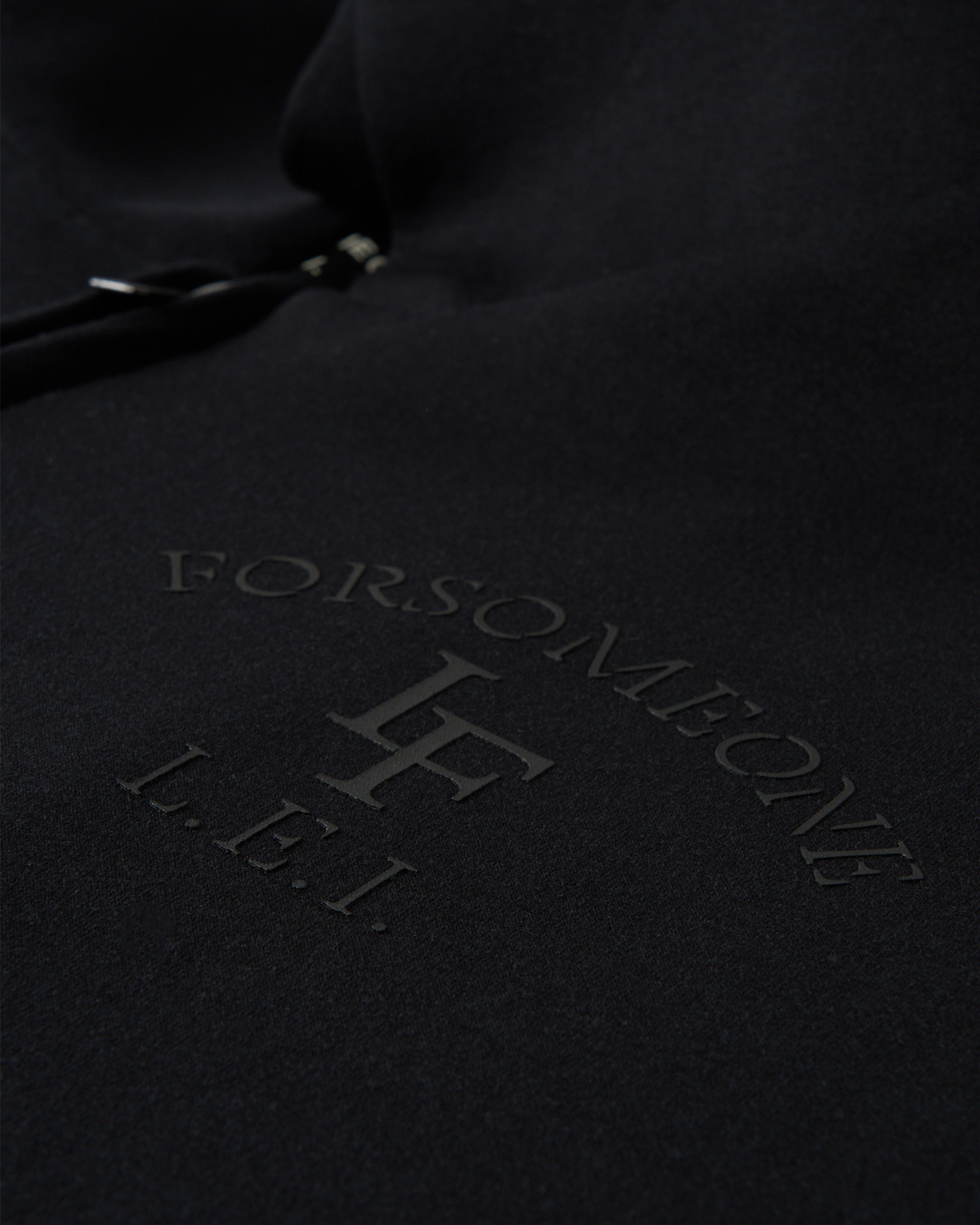 LF SMOOTH ZIP-UP HOODIE 詳細画像 Black 5