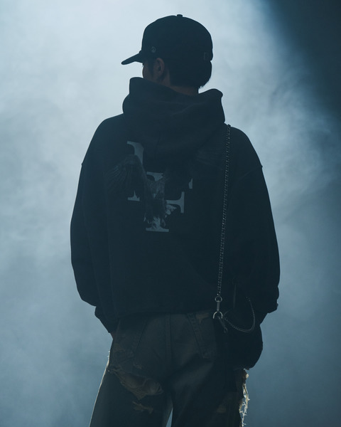LF DAMAGE EAGLE  HOODIE 詳細画像