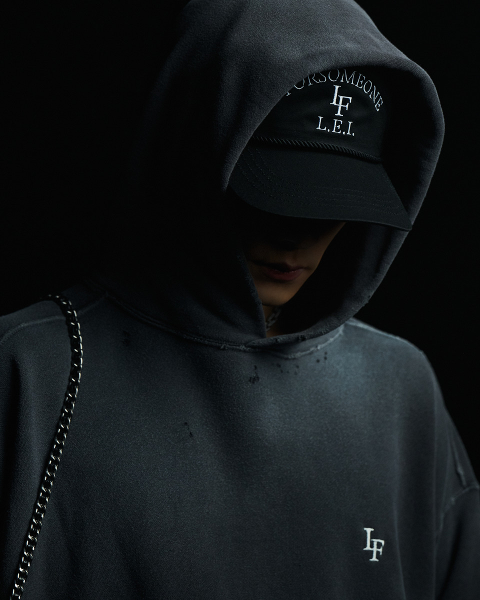 LF DAMAGE EAGLE  HOODIE 詳細画像 Black 10