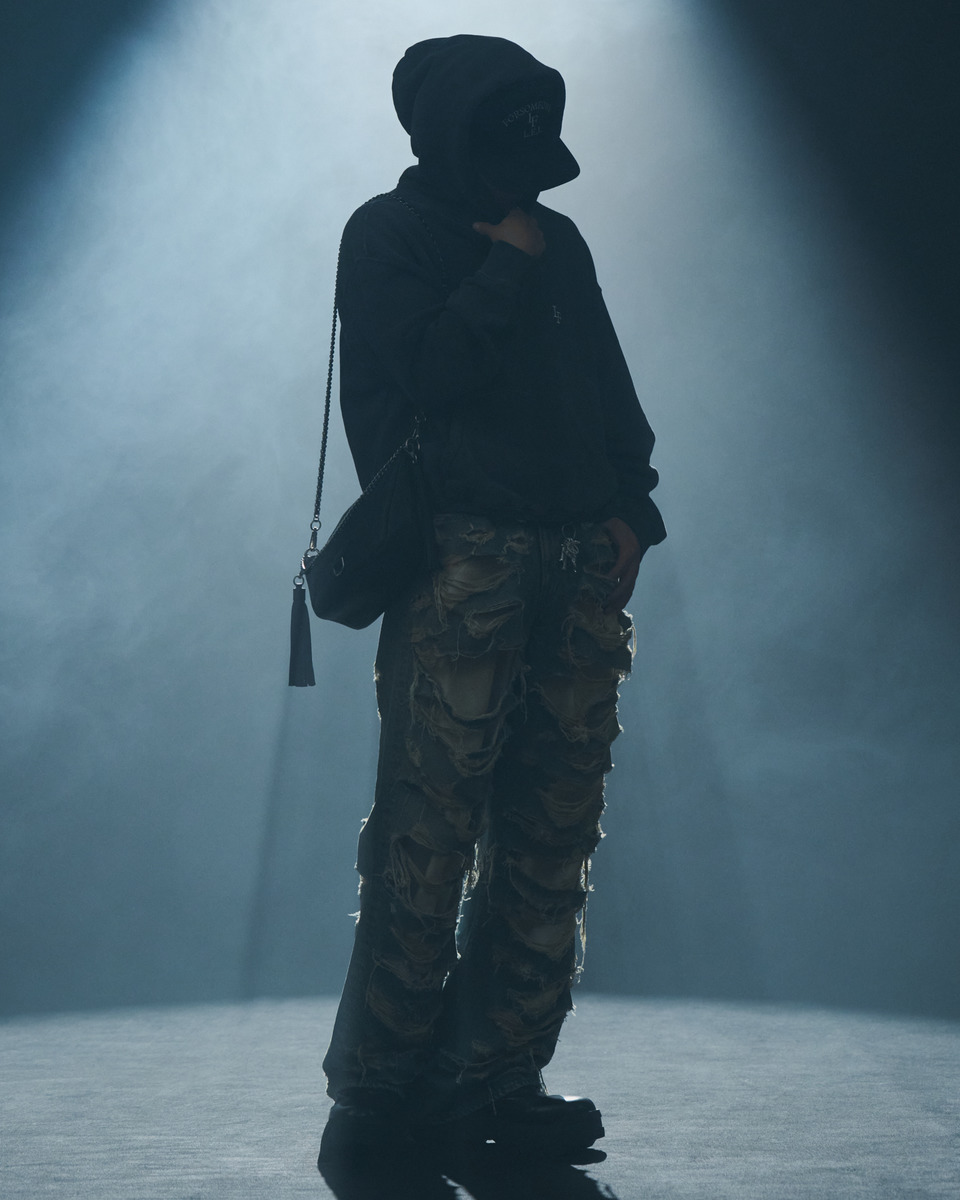 LF DAMAGE EAGLE  HOODIE 詳細画像 Black 12