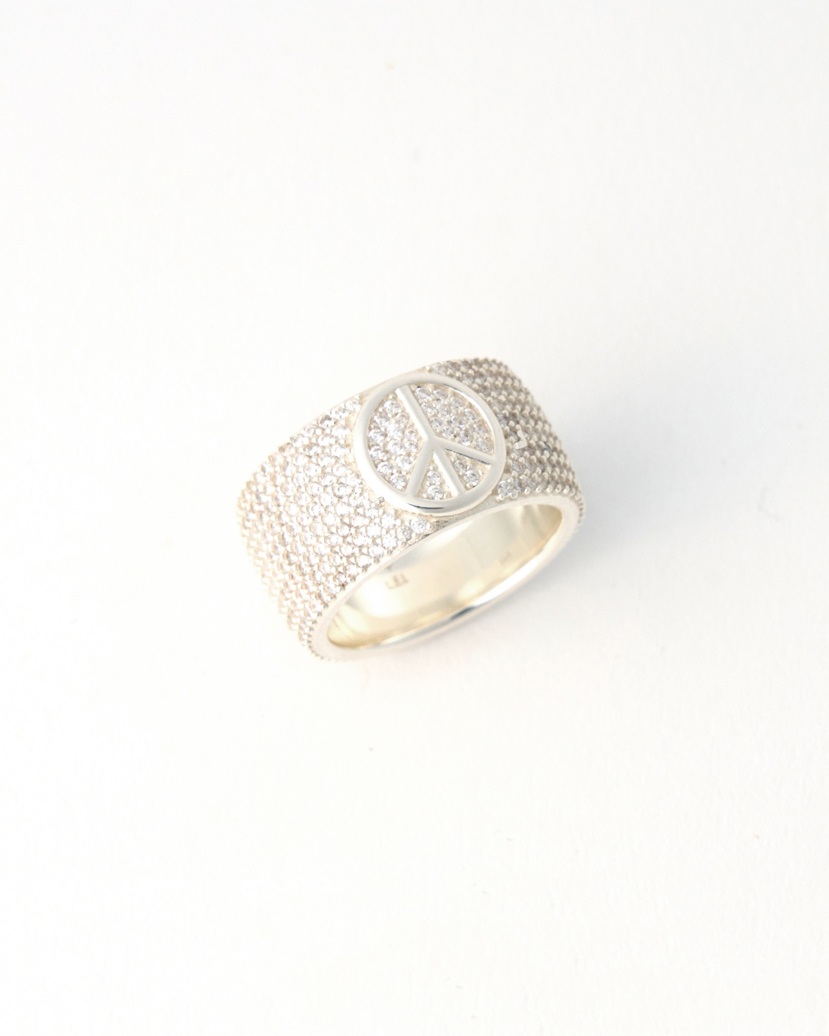 LF PEACE RING PAVE 詳細画像 Silver 5