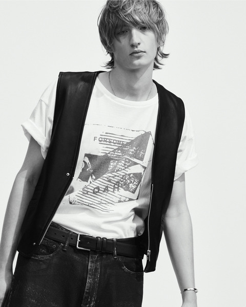 CALF LEATHER VEST 詳細画像