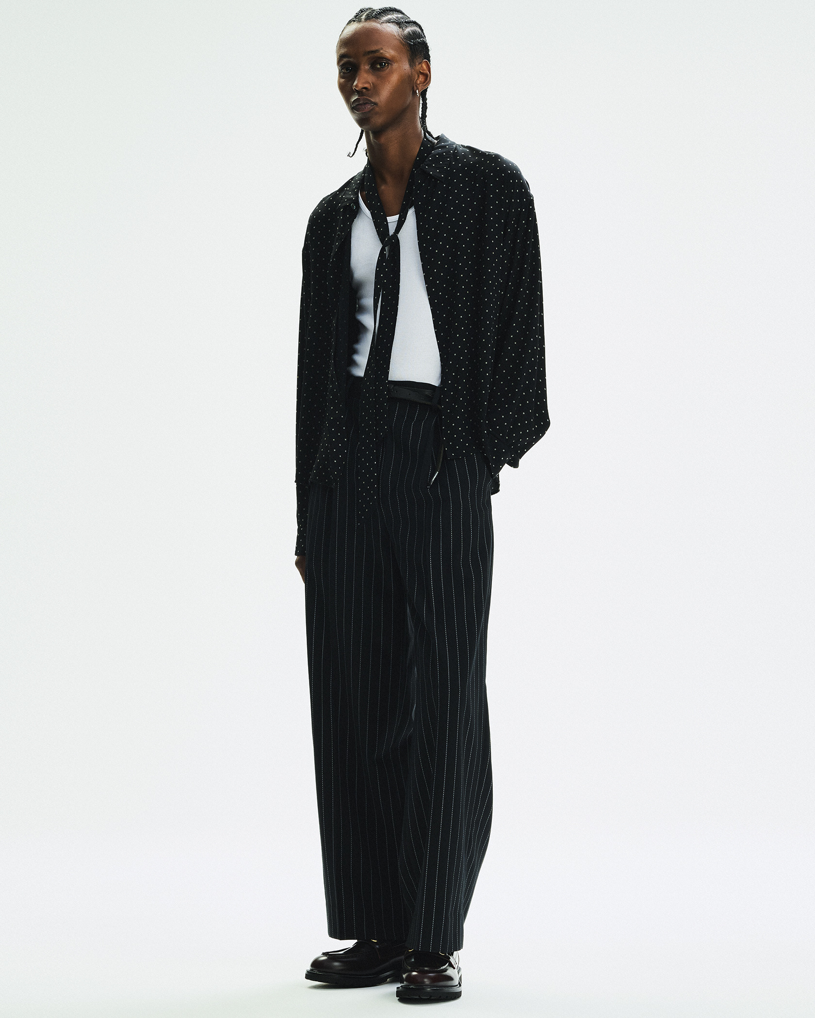 CHAIN STRIPE TROUSER 詳細画像 Black 6