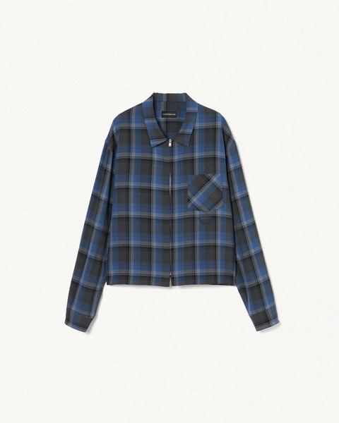 CHECK ZIP SHIRT 詳細画像
