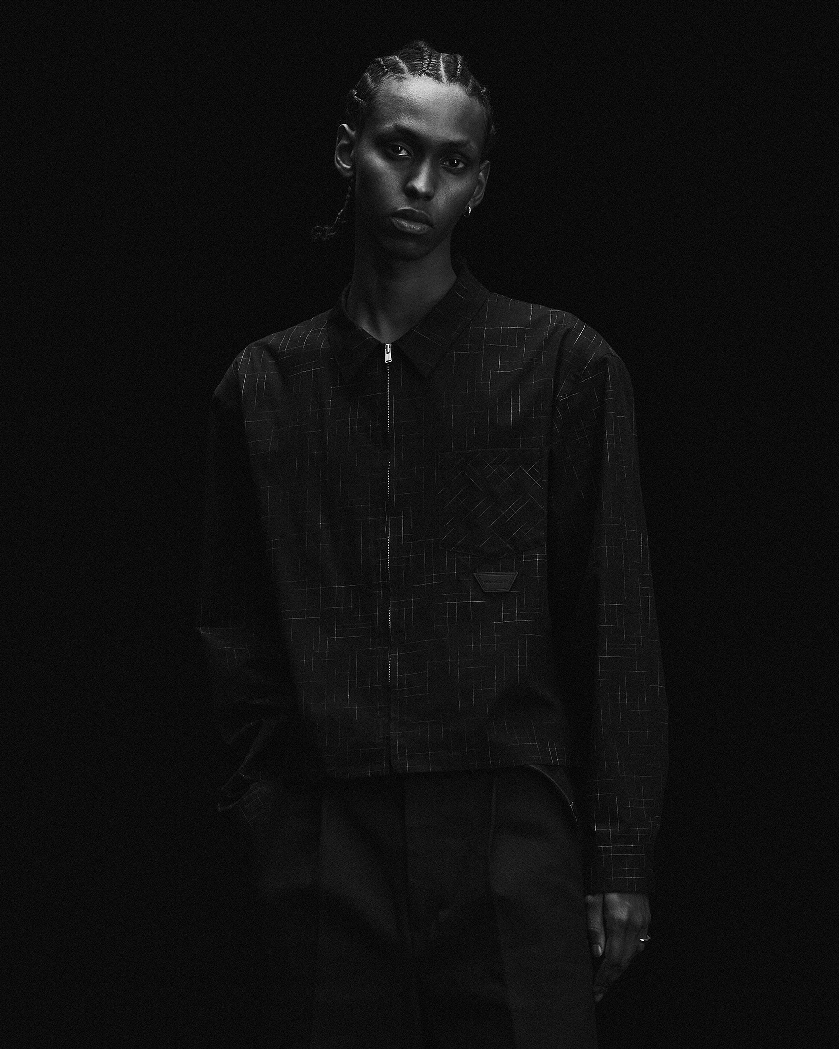 KASURI ZIP SHIRT 詳細画像 Black 8