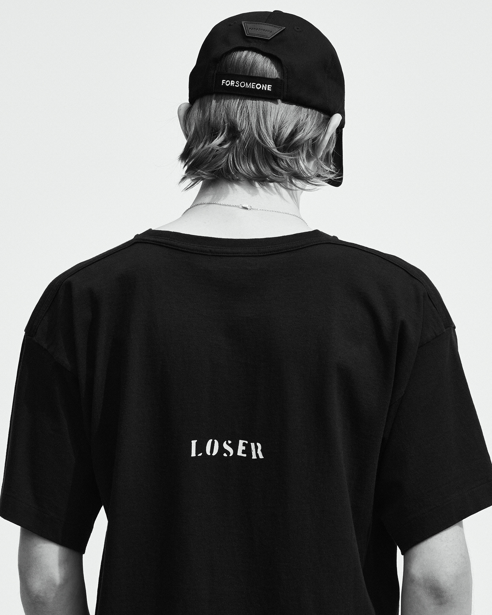 BOX LOGO CAP 詳細画像 Black&times;White 2