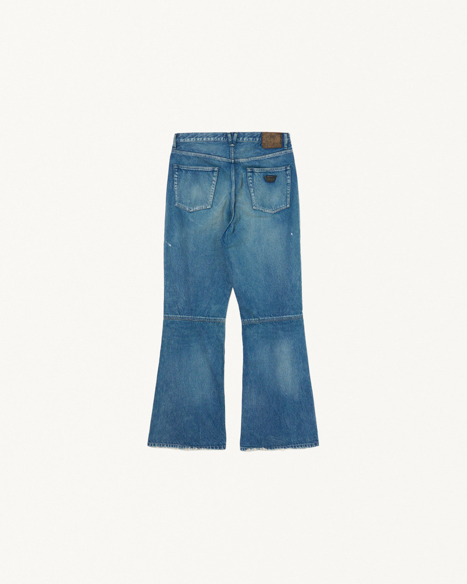 ⁠フォーサムワン レイヤード ダメージフレアデニムパンツ 46 再構築 【名作】 AK FLAME DENIM PANTS SW | FORSOMEONE(フォーサムワン)公式ONLINE STORE
