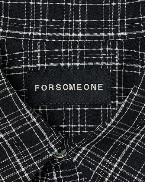BLACK CHECK SHIRT 詳細画像