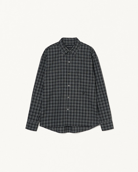 BLACK CHECK SHIRT