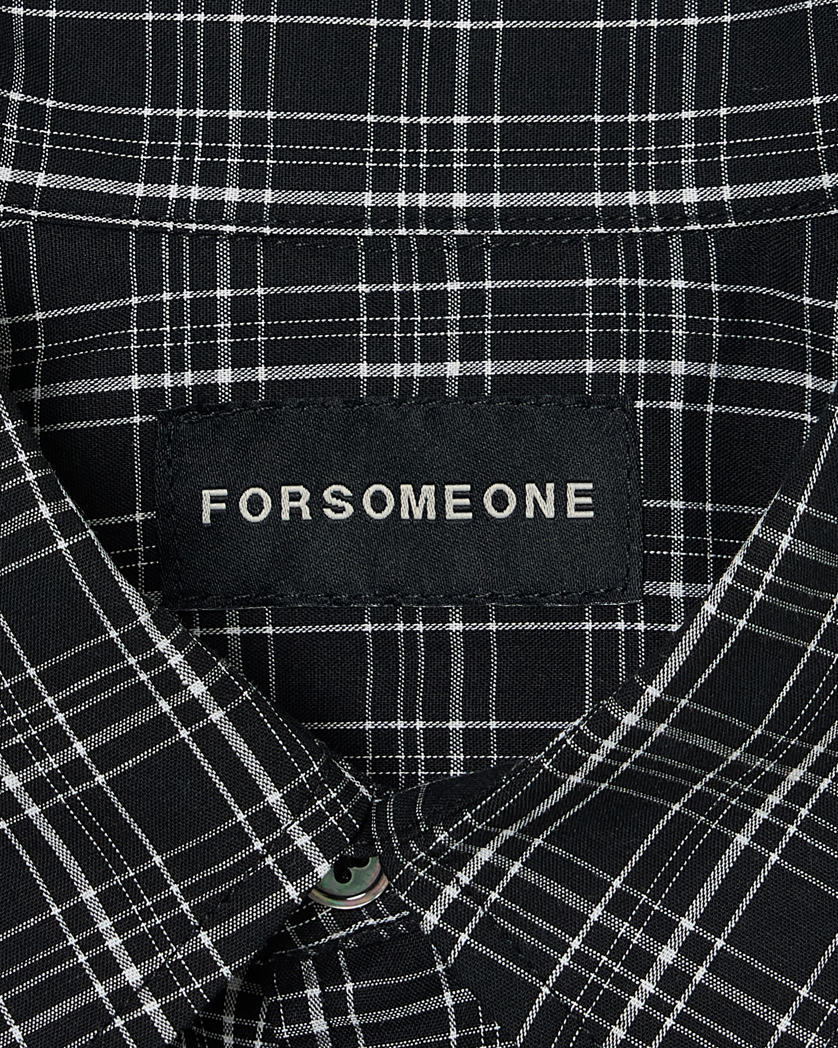 BLACK CHECK SHIRT 詳細画像 Black 4
