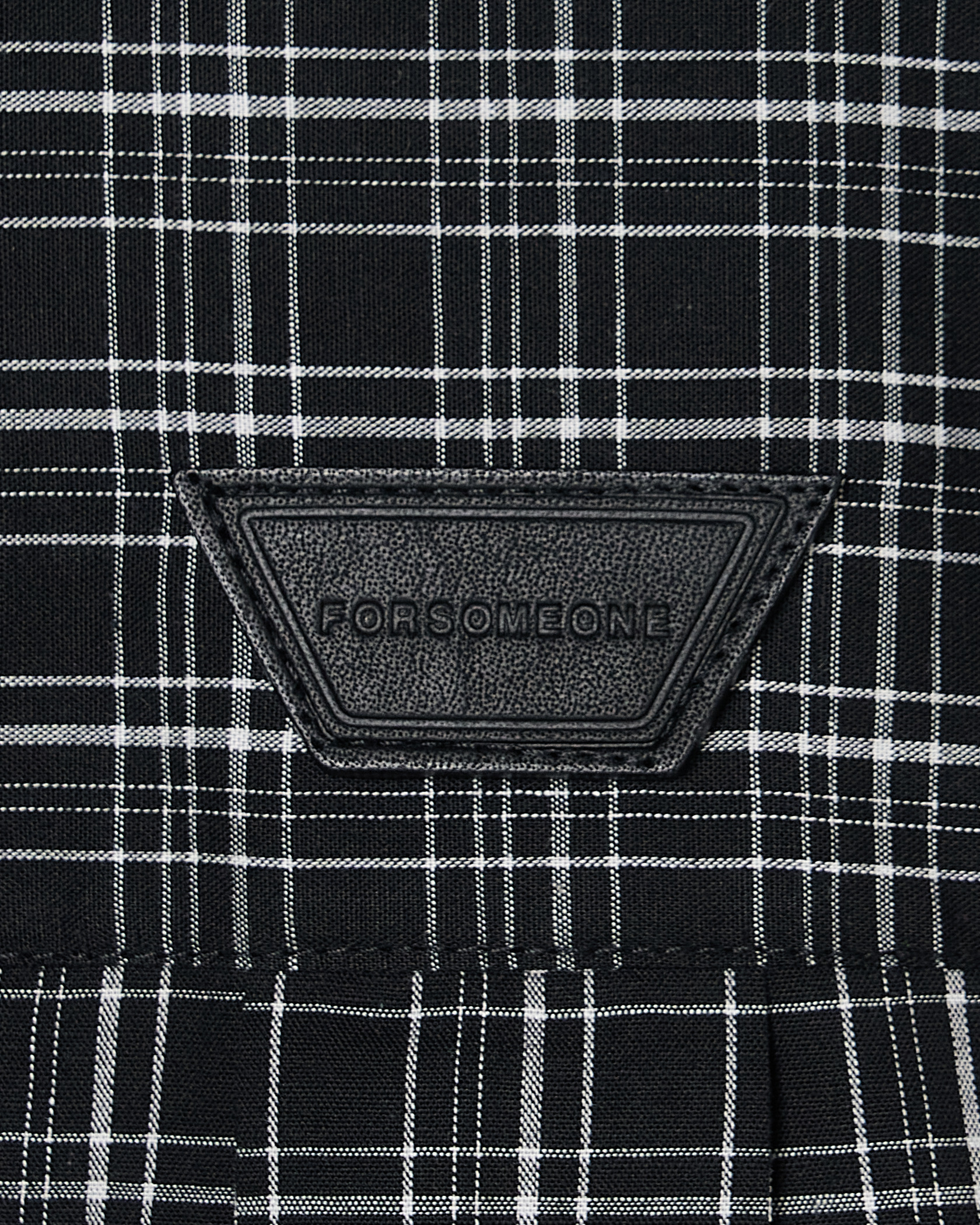 BLACK CHECK SHIRT 詳細画像 Black 5