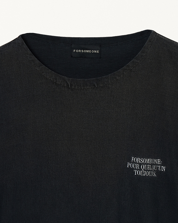 LOGO BOAT NECK LS TEE 詳細画像