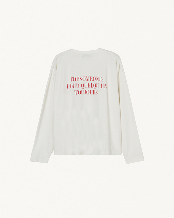 LOGO BOAT NECK LS TEE