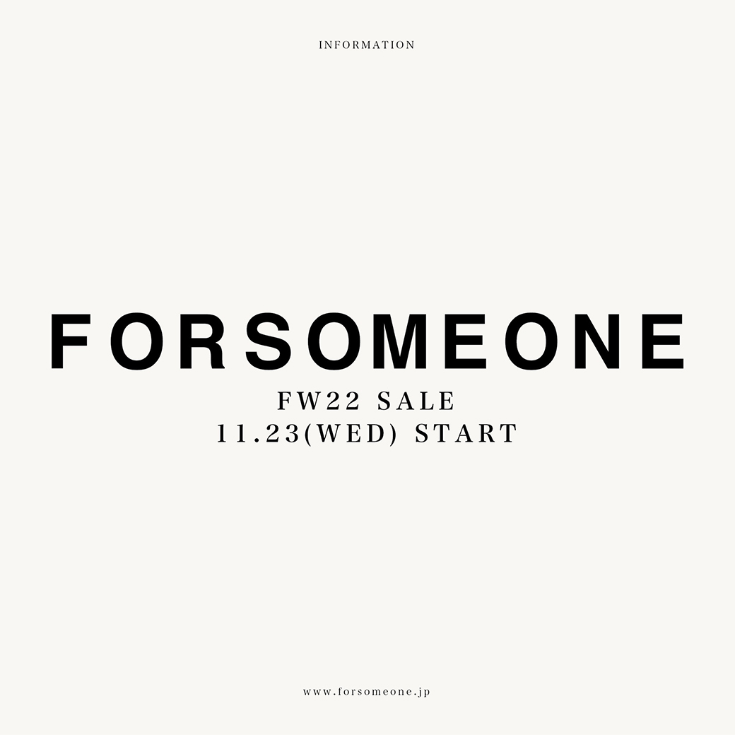 GOODS｜全商品 | FORSOMEONE(フォーサムワン)公式ONLINE STORE